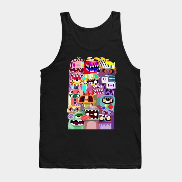 Doodle Camp 777 Tank Top by chachazart